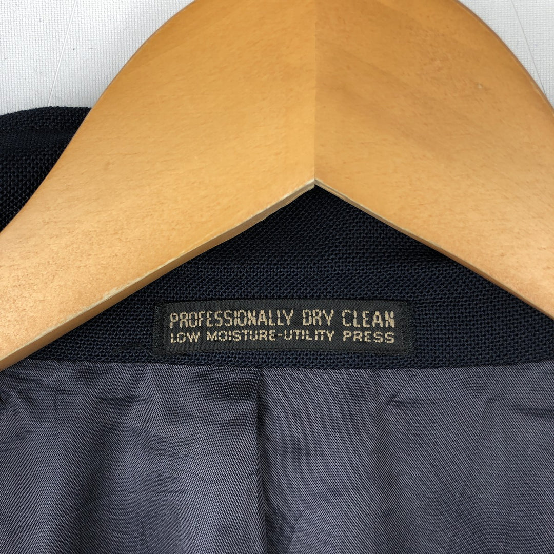 Mac Hugh Inc. Navy Blazer, Tailored Jacket, Made in USA, Men's Size Medium unclear navy blue type Vintage Second Hand