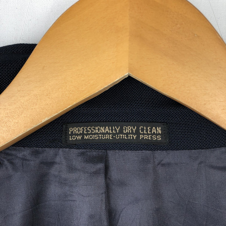 Mac Hugh Inc. Navy Blazer, Tailored Jacket, Made in USA, Men's Size Medium unclear navy blue type Vintage Second Hand