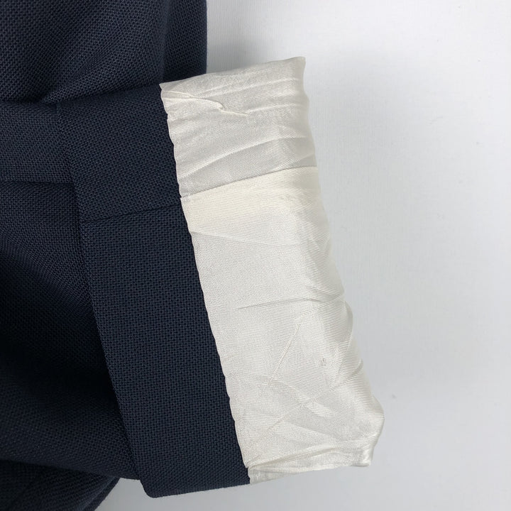 Mac Hugh Inc. Navy Blazer, Tailored Jacket, Made in USA, Men's Size Medium unclear navy blue type Vintage Second Hand