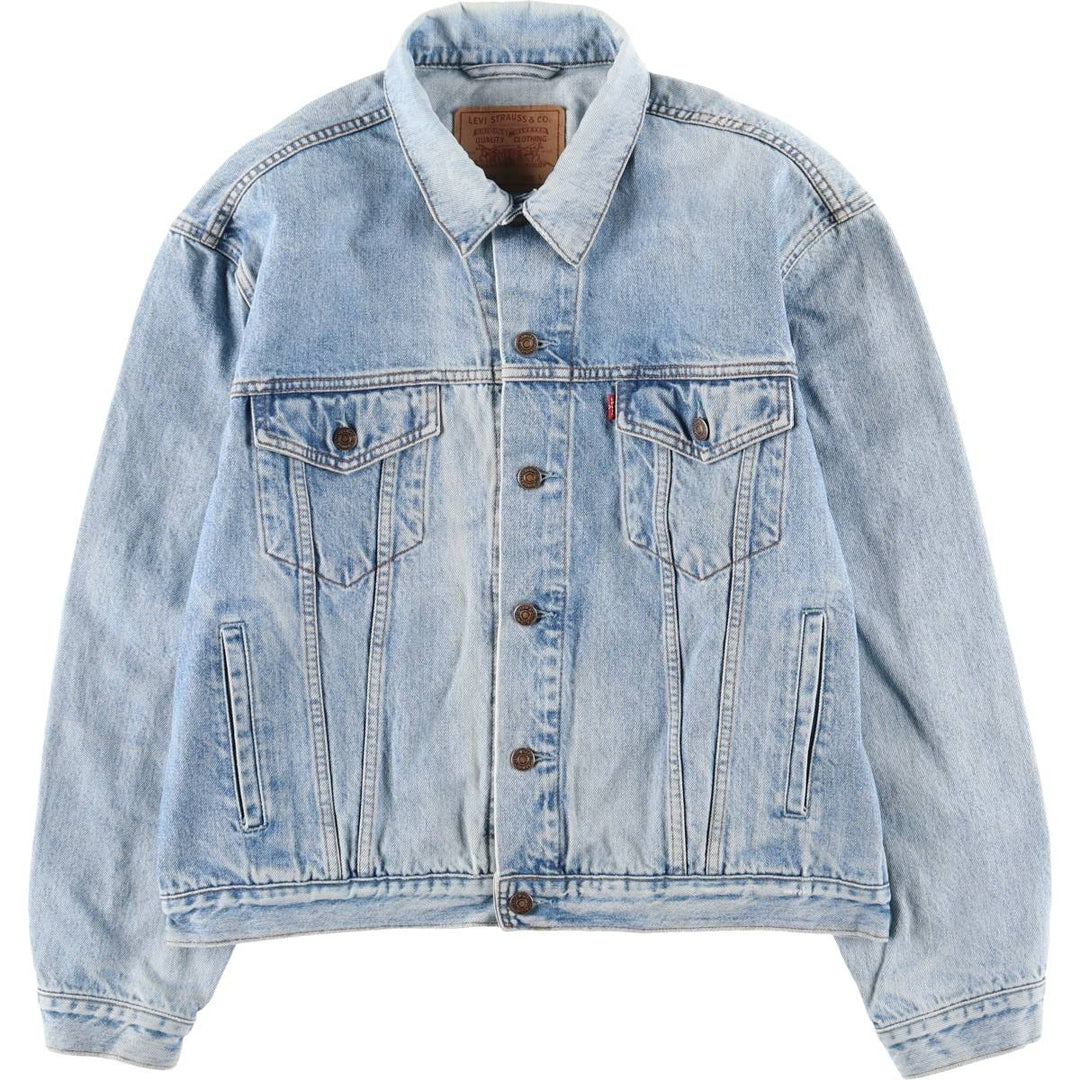 90'S Levi's 70503-02 denim jacket, denim jacket, men's size L, vintage cotton blue type Vintage Second Hand