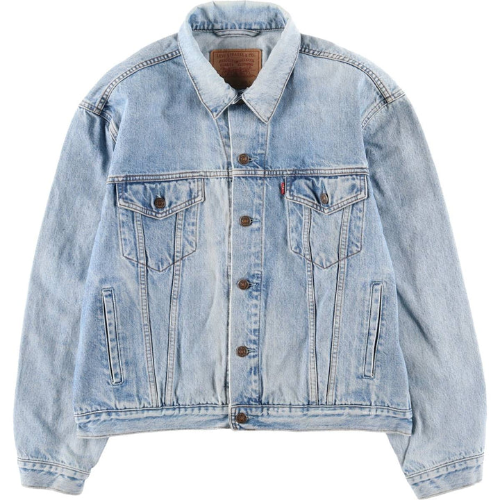 90'S Levi's 70503-02 denim jacket, denim jacket, men's size L, vintage cotton blue type Vintage Second Hand