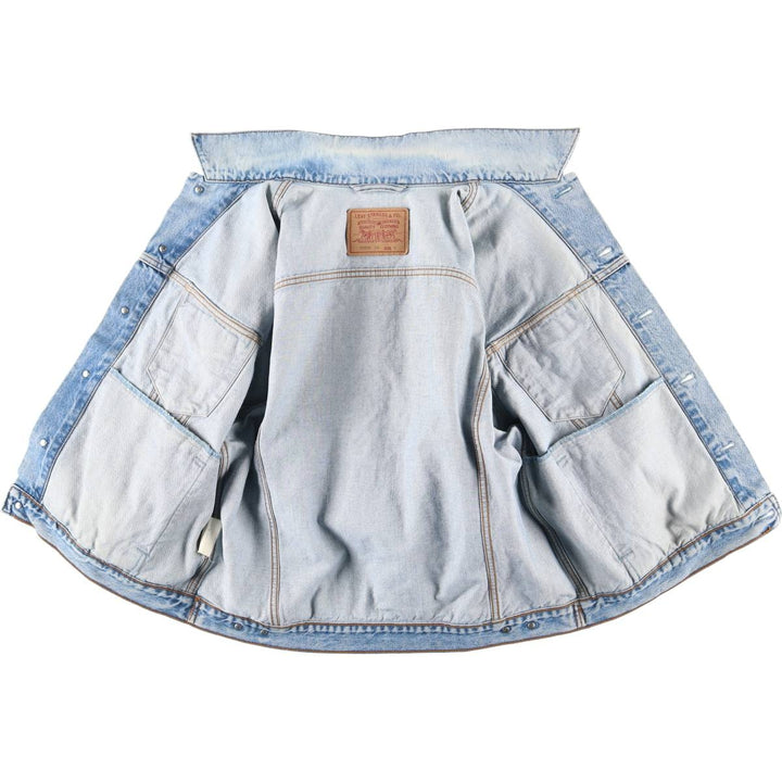 90'S Levi's 70503-02 denim jacket, denim jacket, men's size L, vintage cotton blue type Vintage Second Hand