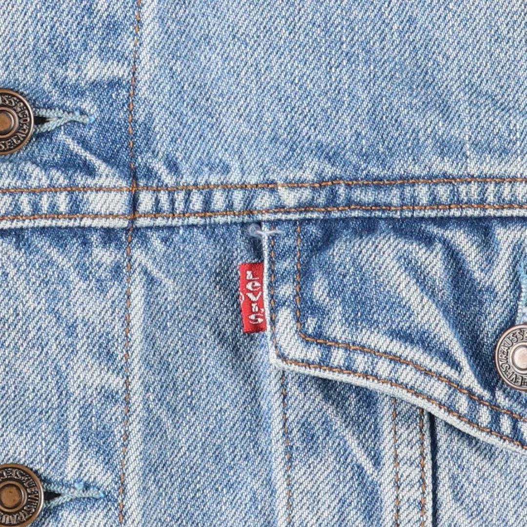 90'S Levi's 70503-02 denim jacket, denim jacket, men's size L, vintage cotton blue type Vintage Second Hand