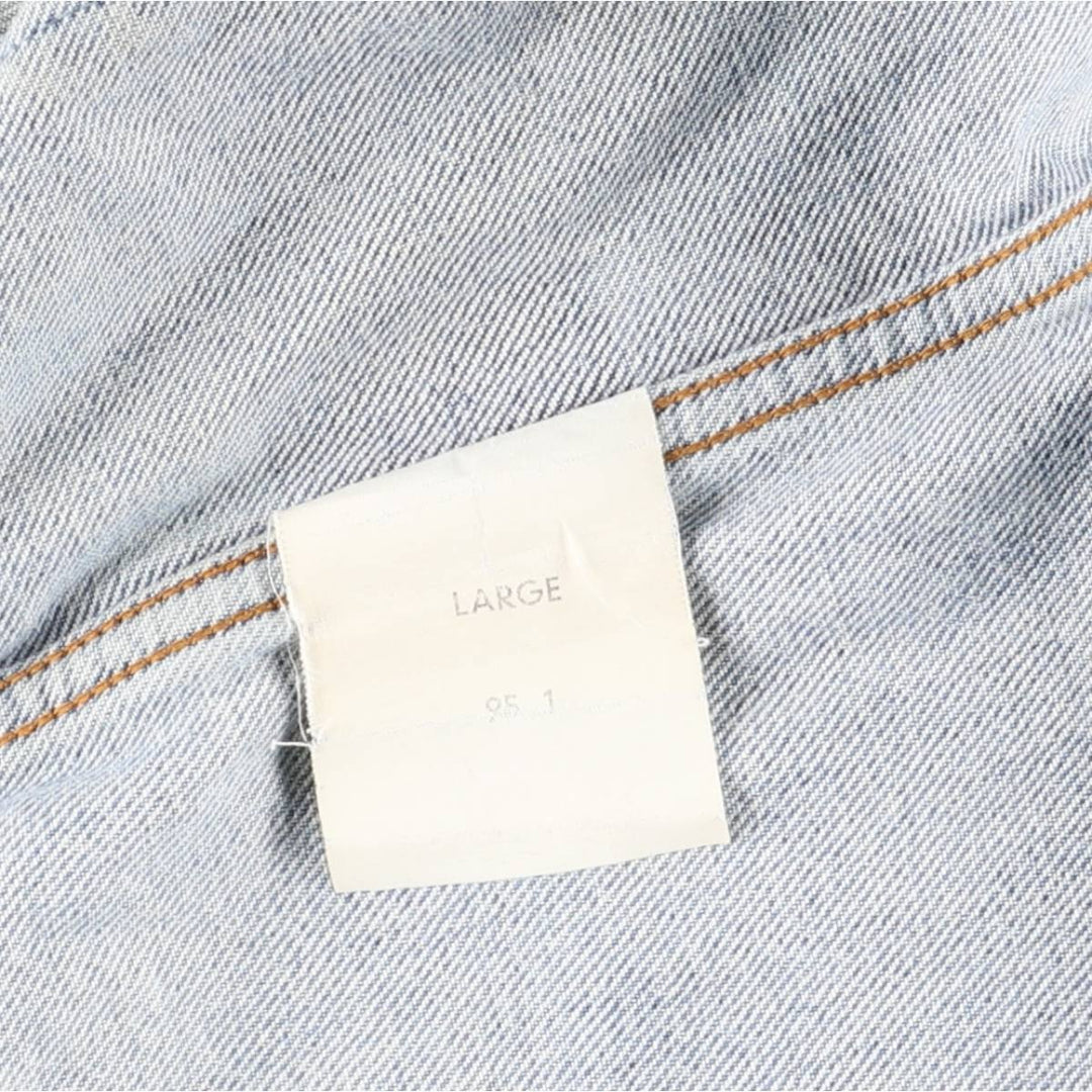 90'S Levi's 70503-02 denim jacket, denim jacket, men's size L, vintage cotton blue type Vintage Second Hand