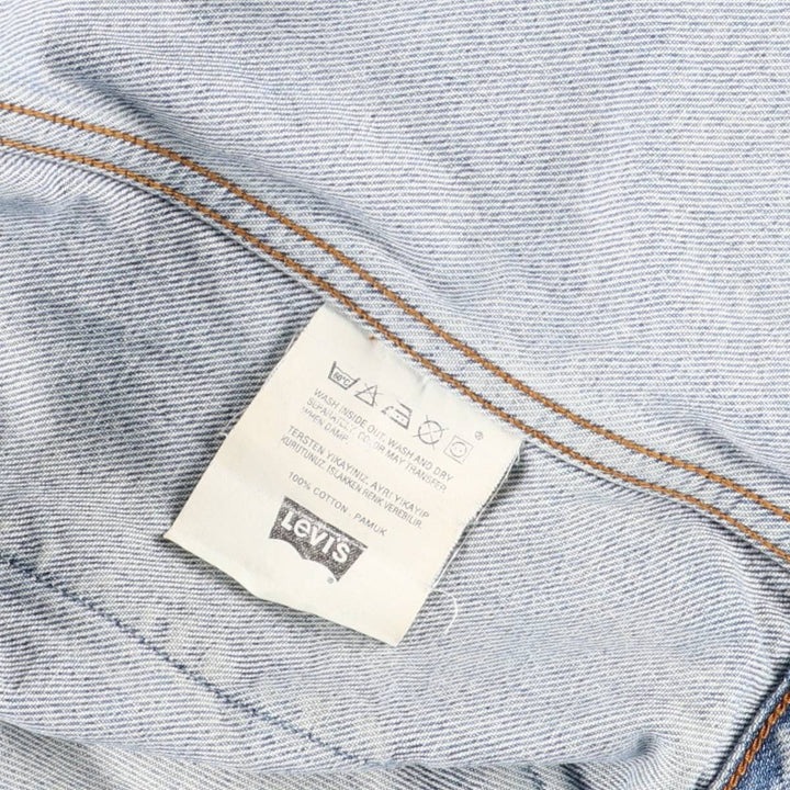 90'S Levi's 70503-02 denim jacket, denim jacket, men's size L, vintage cotton blue type Vintage Second Hand