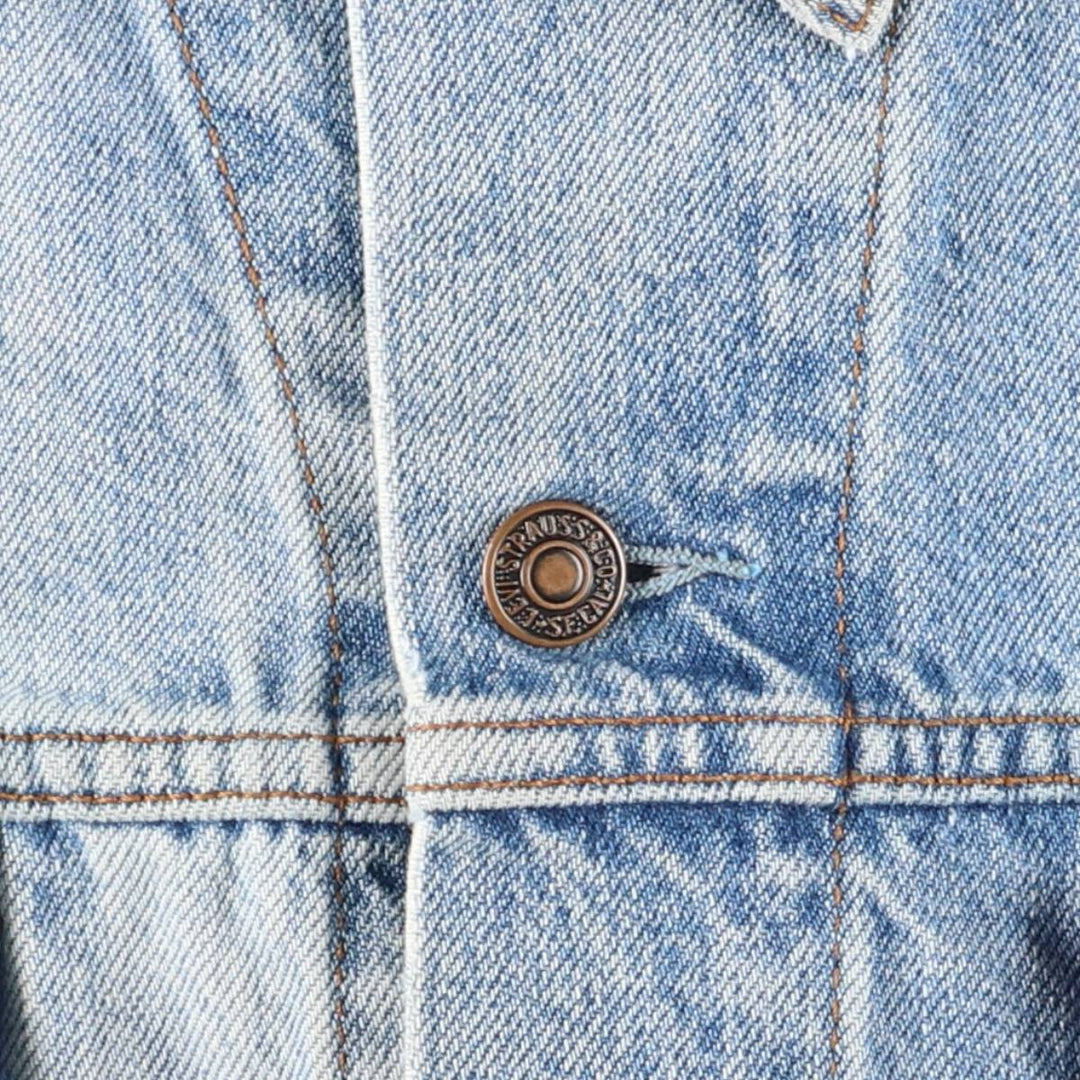 90'S Levi's 70503-02 denim jacket, denim jacket, men's size L, vintage cotton blue type Vintage Second Hand