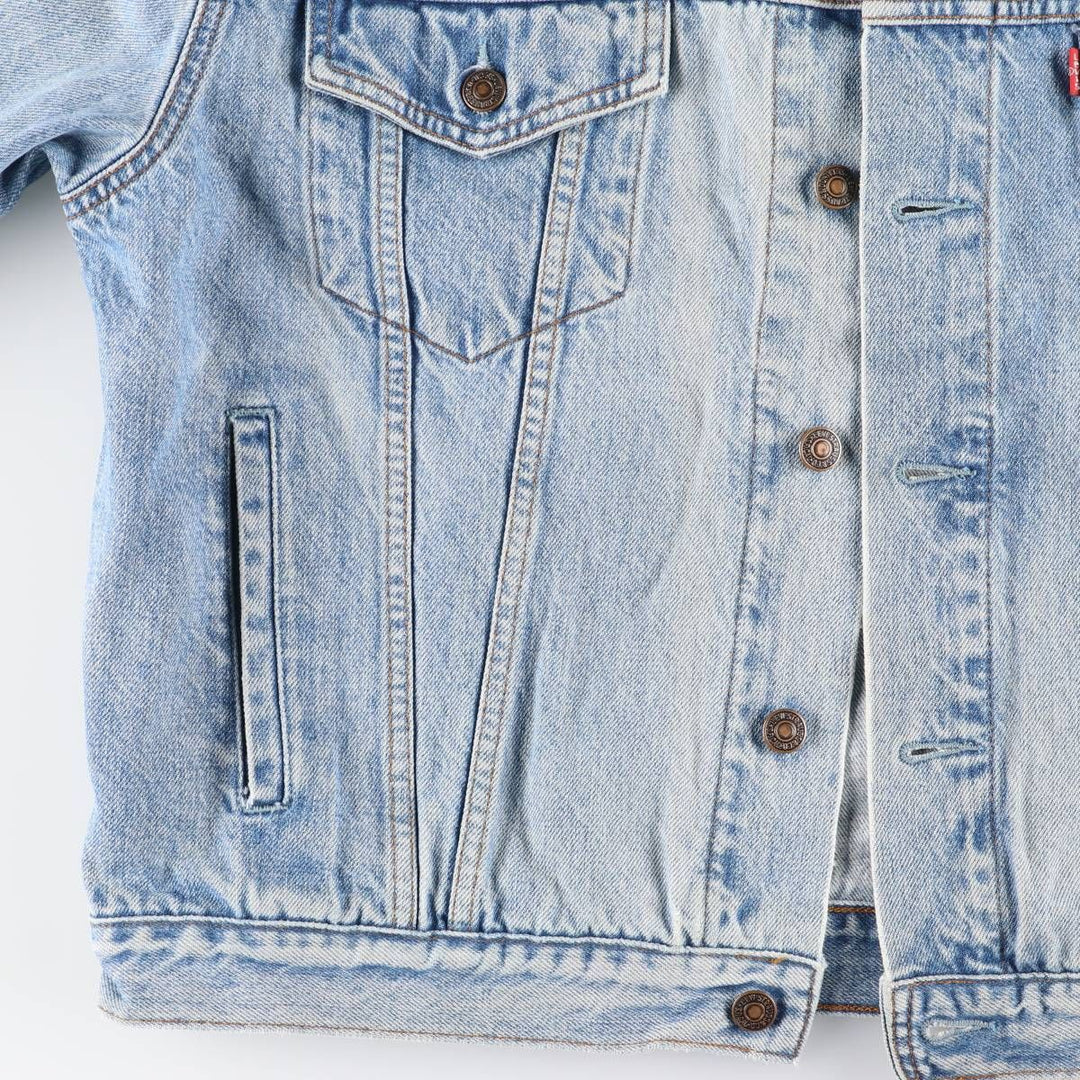 90'S Levi's 70503-02 denim jacket, denim jacket, men's size L, vintage cotton blue type Vintage Second Hand
