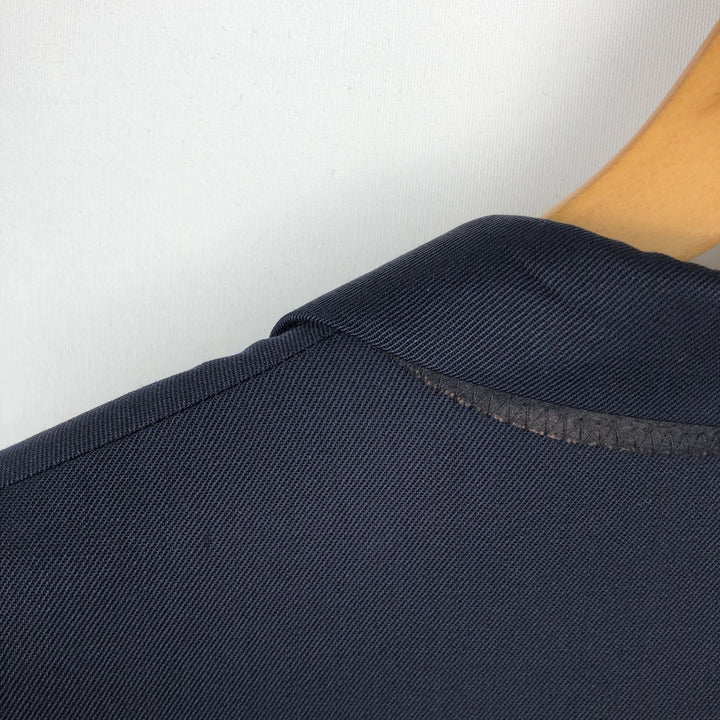 PERRY ELLIS PORTFOLIO Wool Tailored Jacket, Made in USA, Men's Size L wool navy blue type Vintage Second Hand