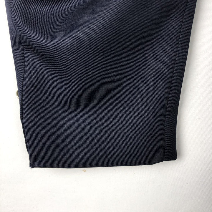 PERRY ELLIS PORTFOLIO Wool Tailored Jacket, Made in USA, Men's Size L wool navy blue type Vintage Second Hand