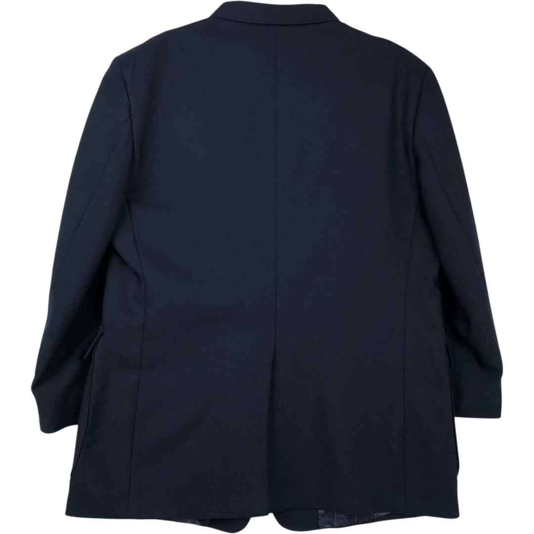 CLASSIC COLLECTION PREMA-PREST Blazer, Tailored Jacket, Made in USA, Men's Size L polyester navy blue type Vintage Second Hand