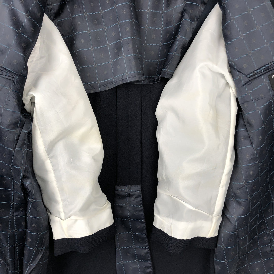 CLASSIC COLLECTION PREMA-PREST Blazer, Tailored Jacket, Made in USA, Men's Size L polyester navy blue type Vintage Second Hand