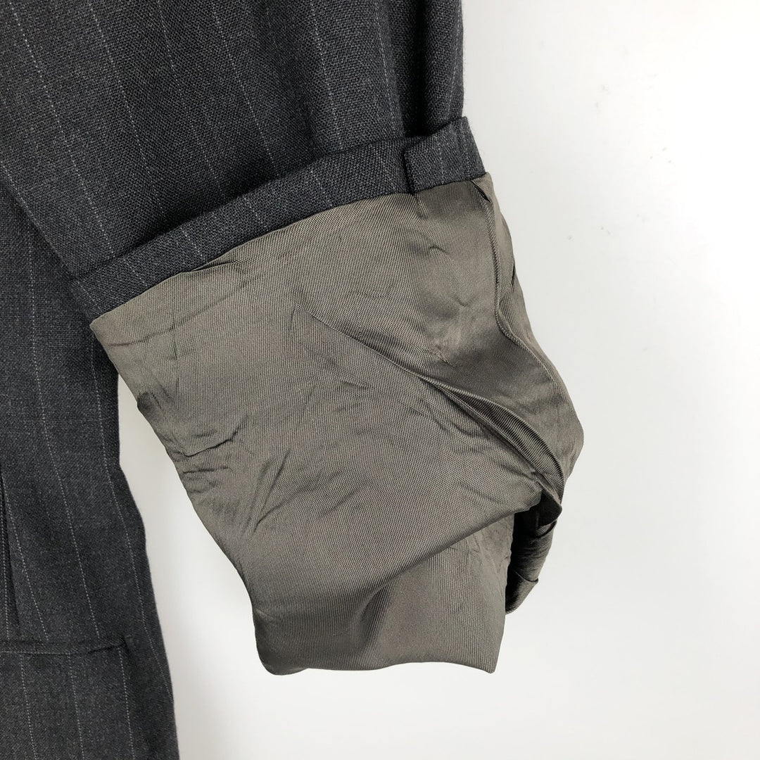 BOTANY500 Wool Tailored Jacket, Made in USA, Men's Size M wool Charcoal Vintage Second Hand