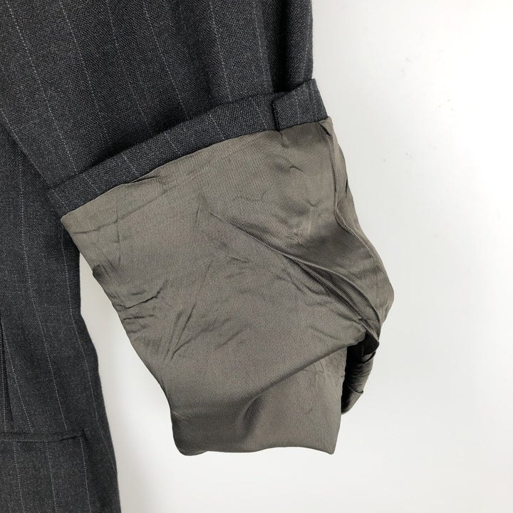BOTANY500 Wool Tailored Jacket, Made in USA, Men's Size M wool Charcoal Vintage Second Hand