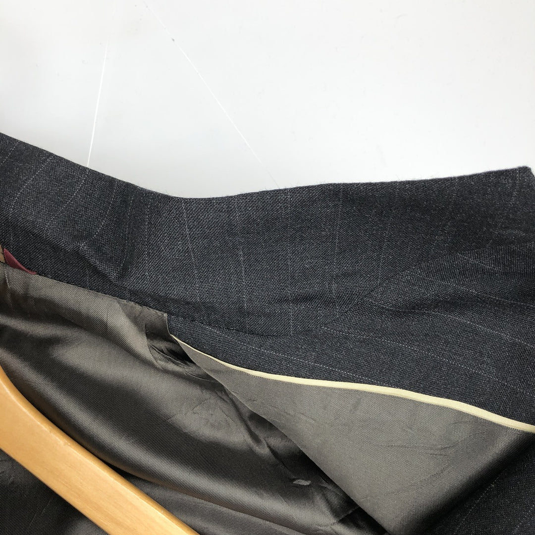 BOTANY500 Wool Tailored Jacket, Made in USA, Men's Size M wool Charcoal Vintage Second Hand