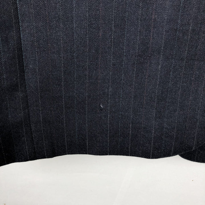 Nordstrom Stripe Pattern Tailored Jacket, Made in USA, Men's Size Medium unclear navy blue type Vintage Second Hand