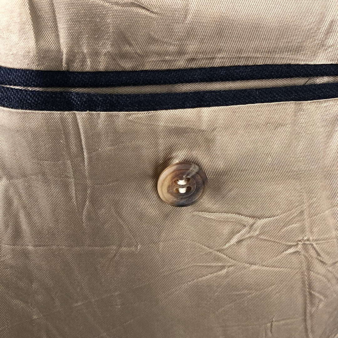 Nordstrom Stripe Pattern Tailored Jacket, Made in USA, Men's Size Medium unclear navy blue type Vintage Second Hand