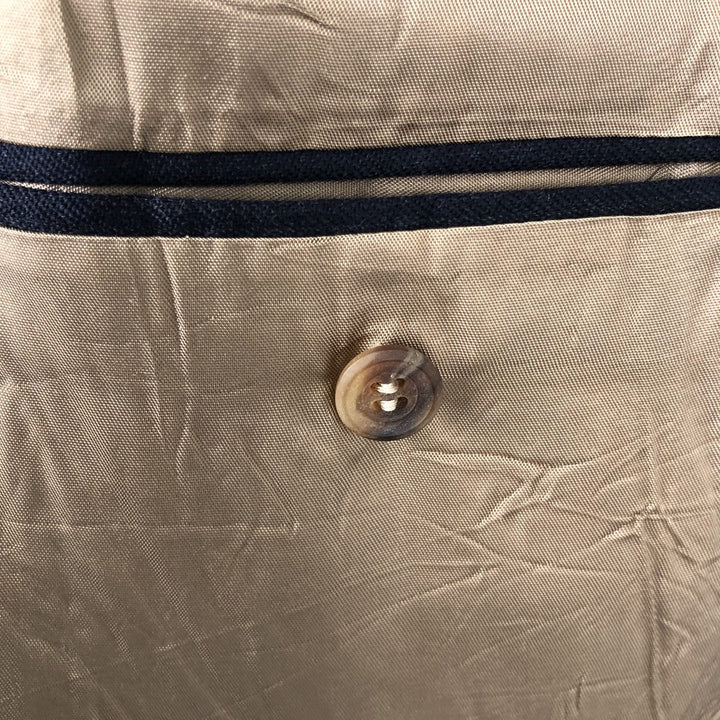 Nordstrom Stripe Pattern Tailored Jacket, Made in USA, Men's Size Medium unclear navy blue type Vintage Second Hand