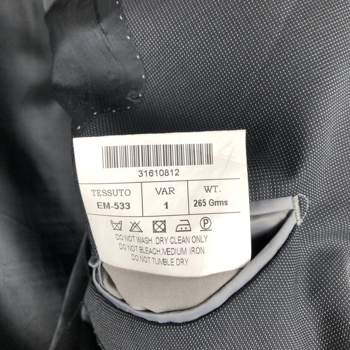 Pierre Cardin wool tailored jacket, men's size XL unclear black type Vintage Second Hand