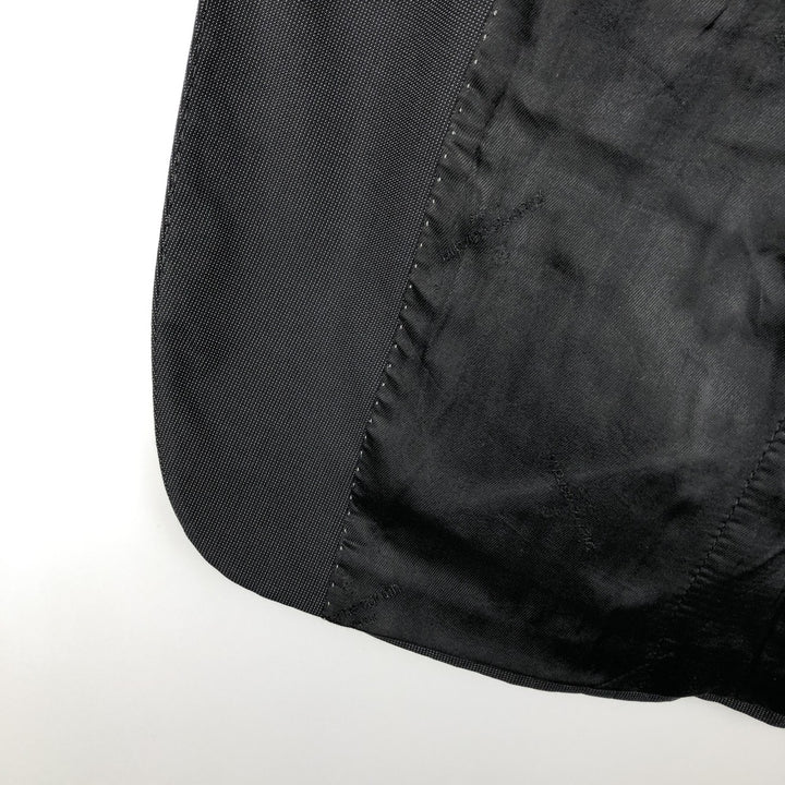 Pierre Cardin wool tailored jacket, men's size XL unclear black type Vintage Second Hand