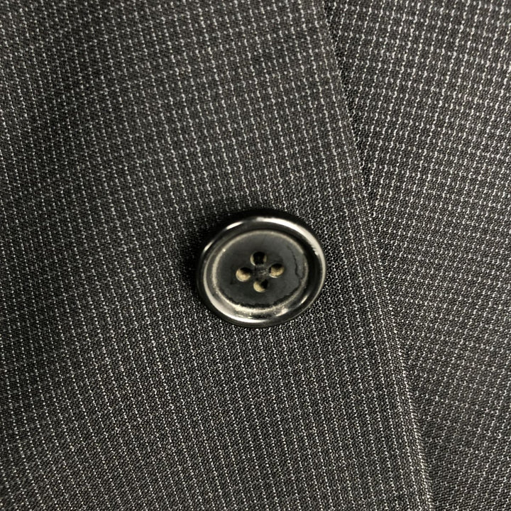 Ralph Lauren Chaps cashmere-blend wool tailored jacket, made in Canada, men's size M wool black type Vintage Second Hand