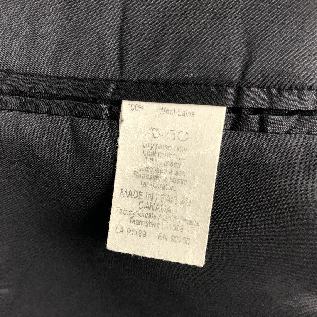 Ralph Lauren Lauren wool tailored jacket, made in Canada, size M. wool gray type Vintage Second Hand