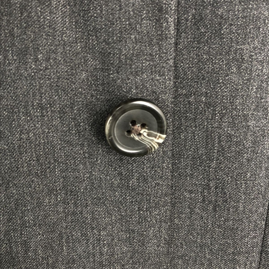 Ralph Lauren Lauren wool tailored jacket, made in Canada, size M. wool gray type Vintage Second Hand