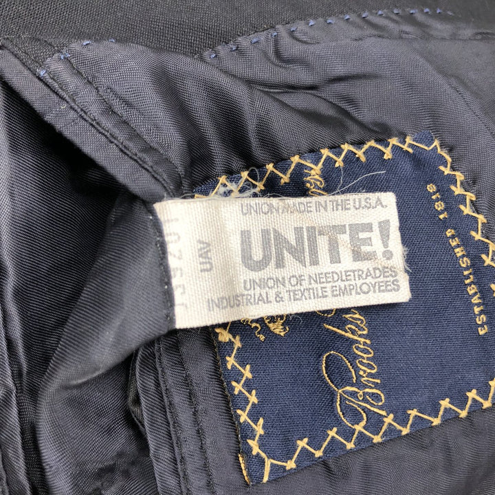 Brooks Brothers wool tailored jacket, made in the USA, size M wool navy blue type Vintage Second Hand