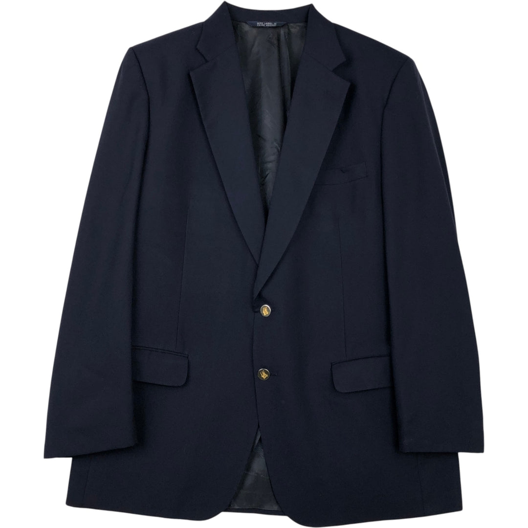 Burberry's Navy Blazer, Tailored Jacket, Made in USA, Men's Size Medium unclear navy blue type Vintage Second Hand