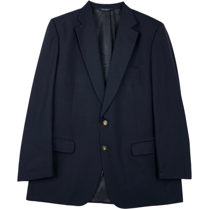 Burberry's Navy Blazer, Tailored Jacket, Made in USA, Men's Size Medium unclear navy blue type Vintage Second Hand