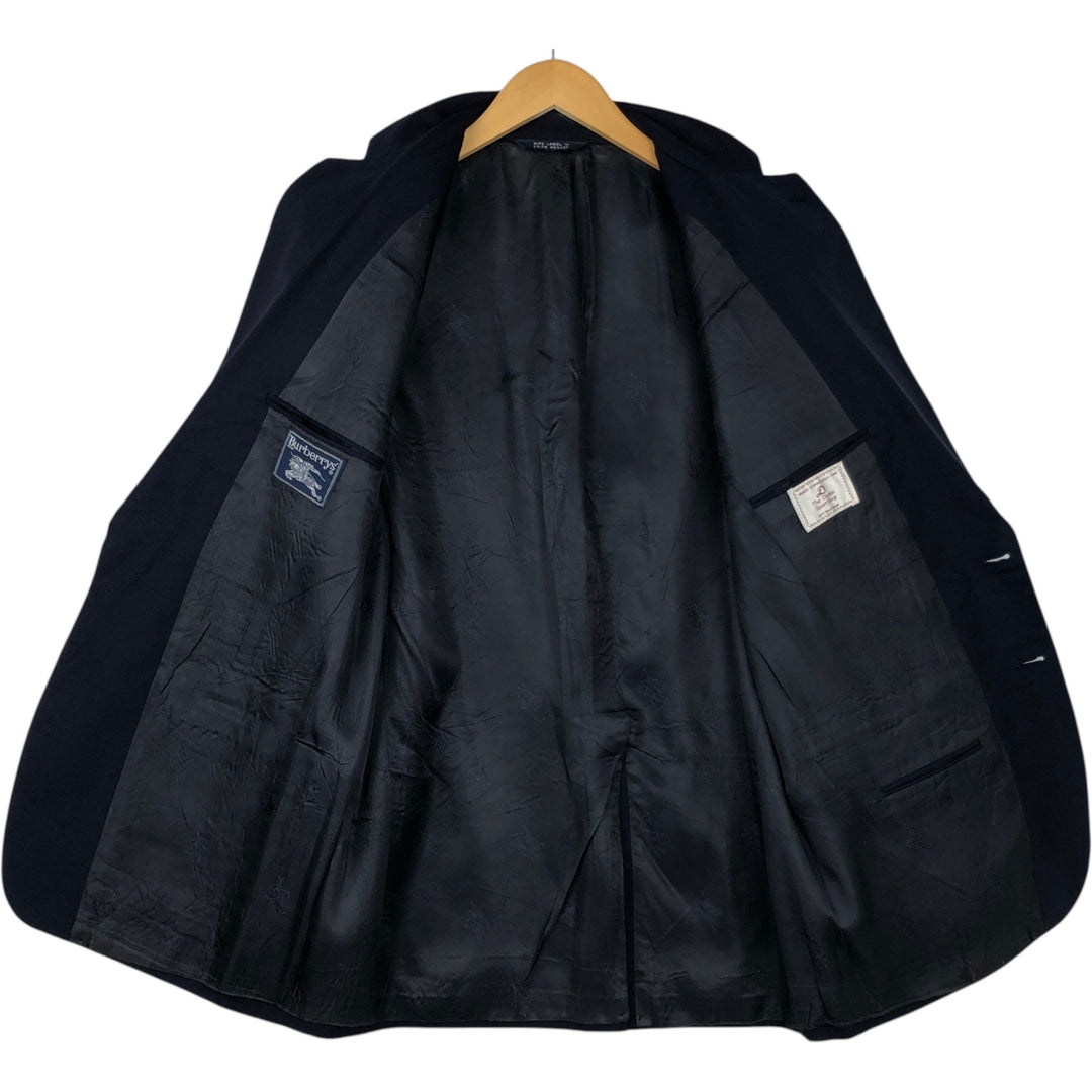 Burberry's Navy Blazer, Tailored Jacket, Made in USA, Men's Size Medium unclear navy blue type Vintage Second Hand