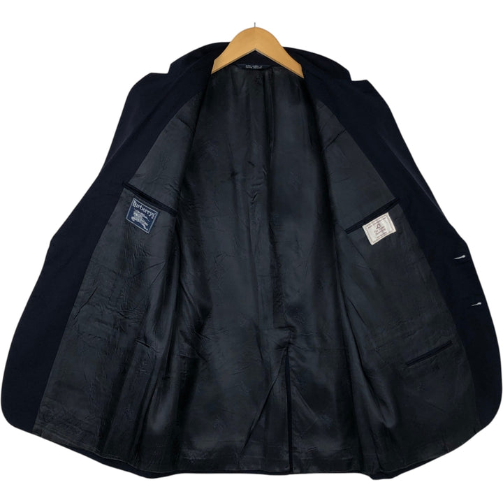 Burberry's Navy Blazer, Tailored Jacket, Made in USA, Men's Size Medium unclear navy blue type Vintage Second Hand