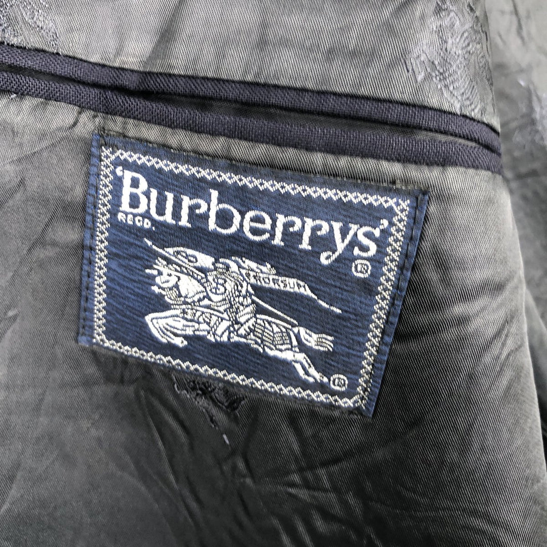 Burberry's Navy Blazer, Tailored Jacket, Made in USA, Men's Size Medium unclear navy blue type Vintage Second Hand