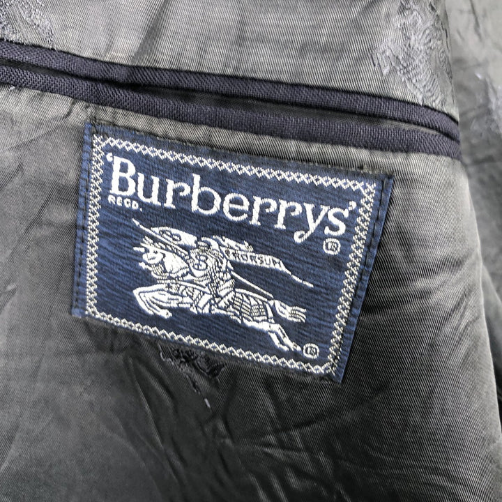 Burberry's Navy Blazer, Tailored Jacket, Made in USA, Men's Size Medium unclear navy blue type Vintage Second Hand