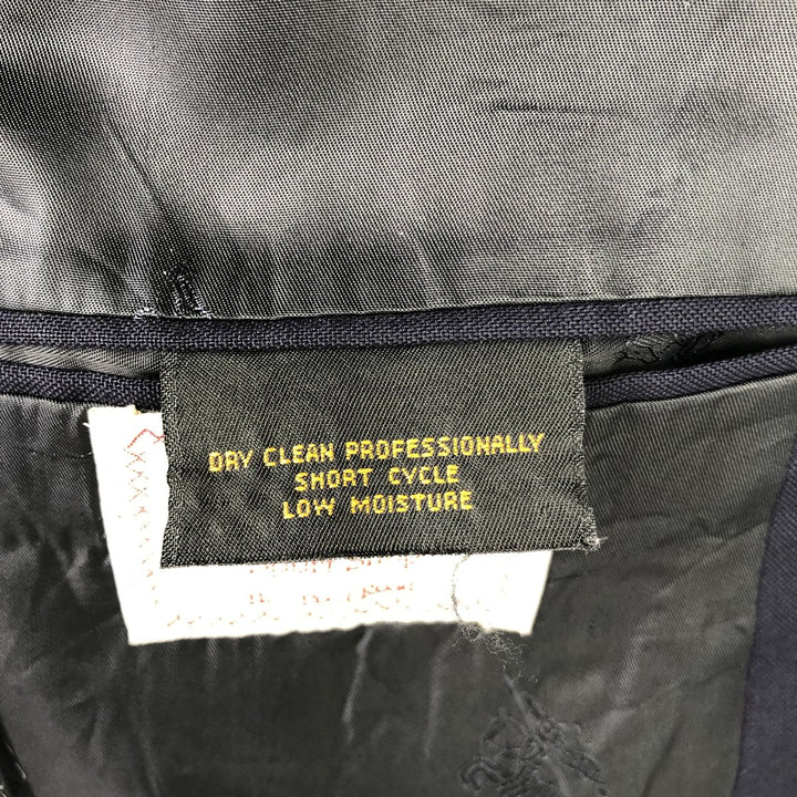 Burberry's Navy Blazer, Tailored Jacket, Made in USA, Men's Size Medium unclear navy blue type Vintage Second Hand