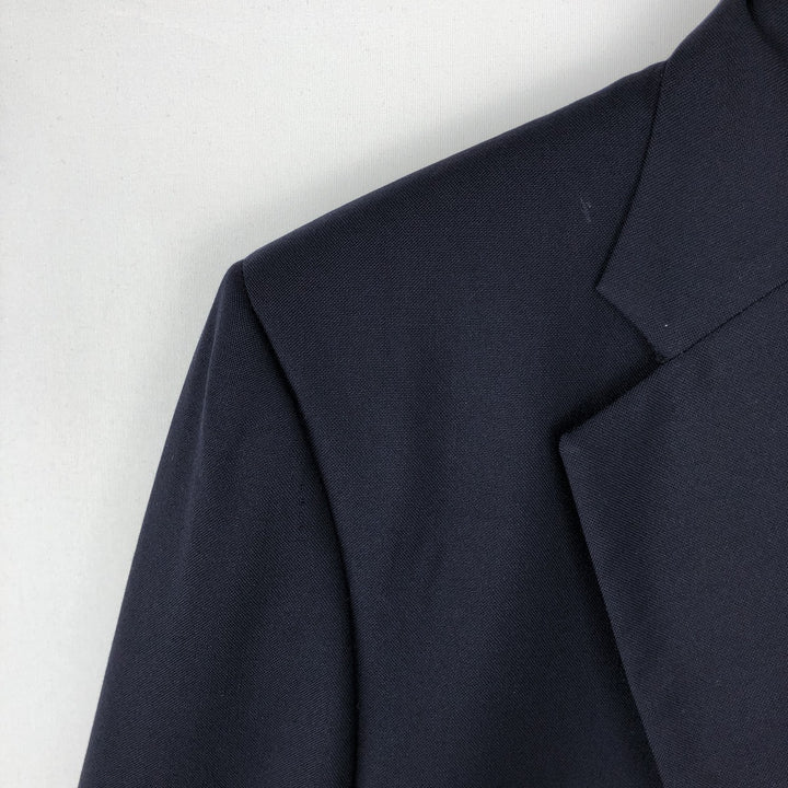 Burberry's Navy Blazer, Tailored Jacket, Made in USA, Men's Size Medium unclear navy blue type Vintage Second Hand
