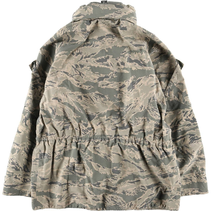 Authentic US military camouflage pattern ACU digital camo military jacket, made in the USA, large and long, equivalent to men's size L Nylon Khaki type Vintage Second Hand