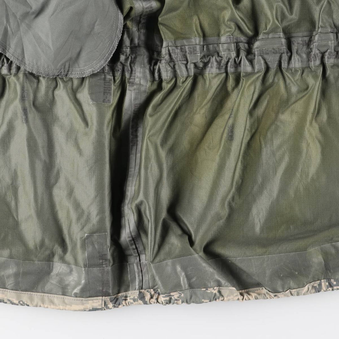 Authentic US military camouflage pattern ACU digital camo military jacket, made in the USA, large and long, equivalent to men's size L Nylon Khaki type Vintage Second Hand