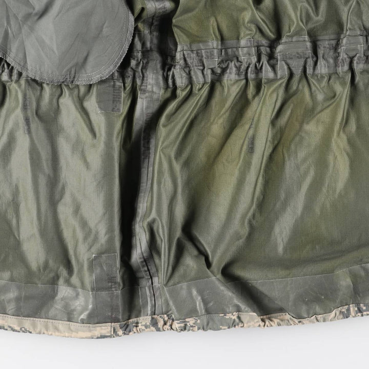 Authentic US military camouflage pattern ACU digital camo military jacket, made in the USA, large and long, equivalent to men's size L Nylon Khaki type Vintage Second Hand