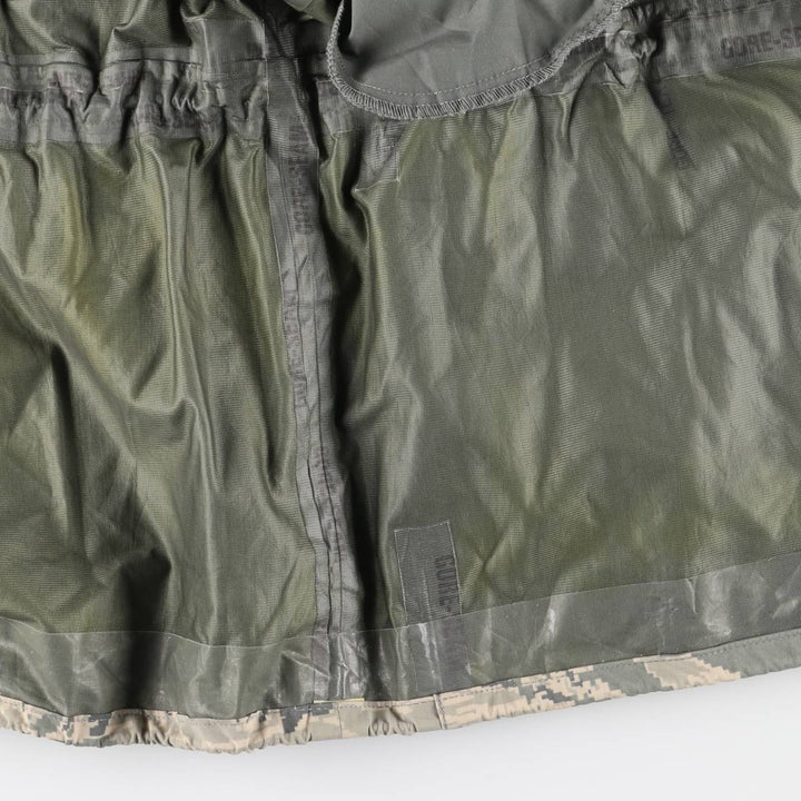 Authentic US military camouflage pattern ACU digital camo military jacket, made in the USA, large and long, equivalent to men's size L Nylon Khaki type Vintage Second Hand