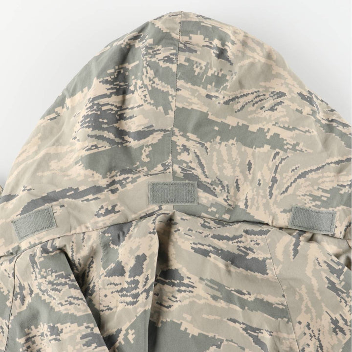 Authentic US military camouflage pattern ACU digital camo military jacket, made in the USA, large and long, equivalent to men's size L Nylon Khaki type Vintage Second Hand