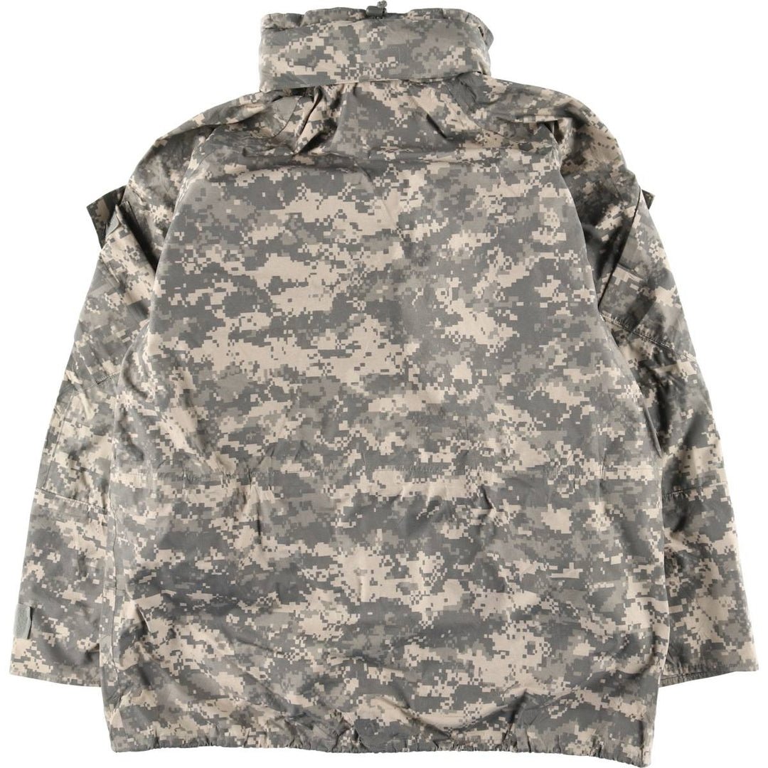 Authentic 2000'S US military camouflage pattern ACU digital camo military Gore-Tex parka, made in the USA, size LARGE-REGULAR, equivalent to men's L cotton Khaki type Vintage Second Hand