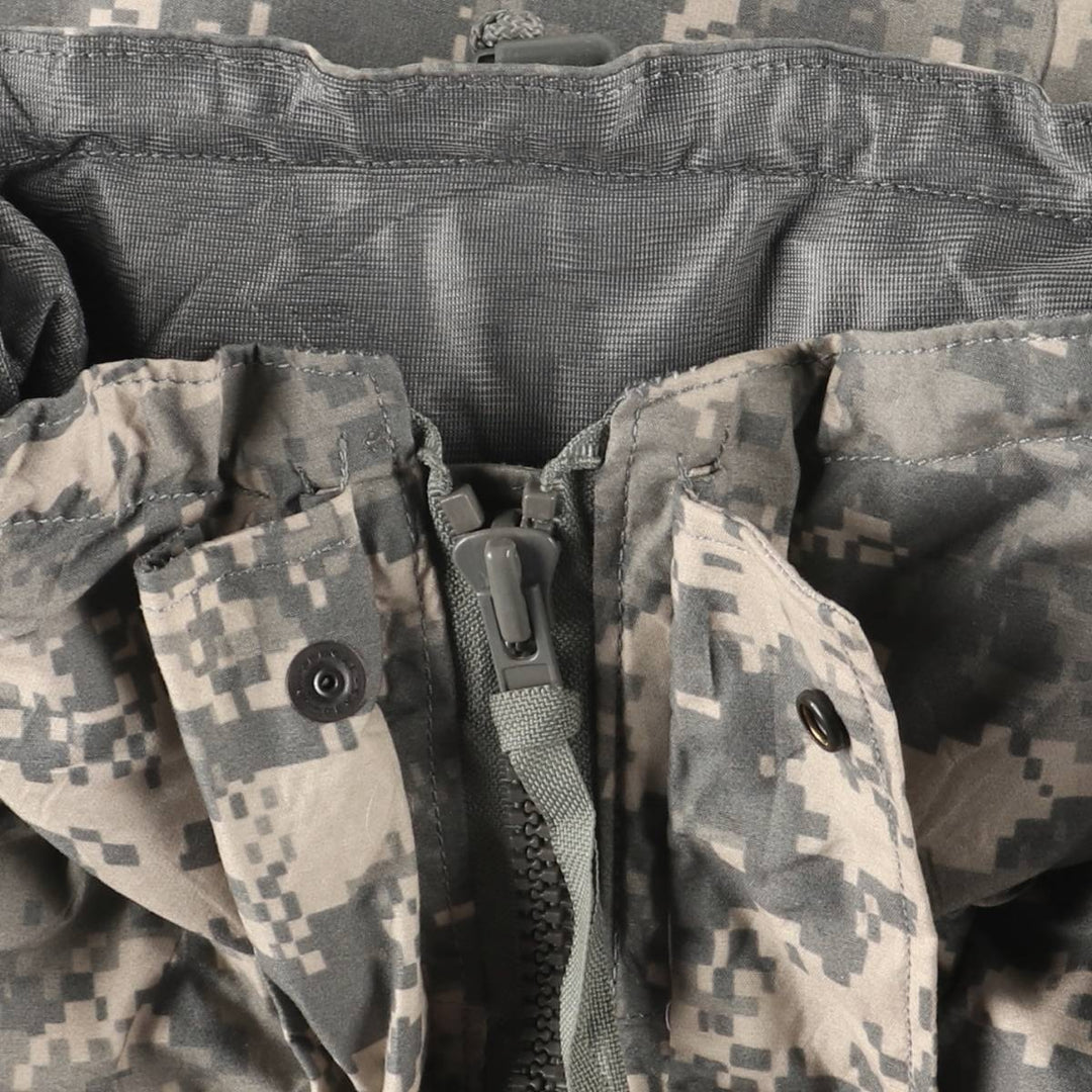 Authentic 2000'S US military camouflage pattern ACU digital camo military Gore-Tex parka, made in the USA, size LARGE-REGULAR, equivalent to men's L cotton Khaki type Vintage Second Hand