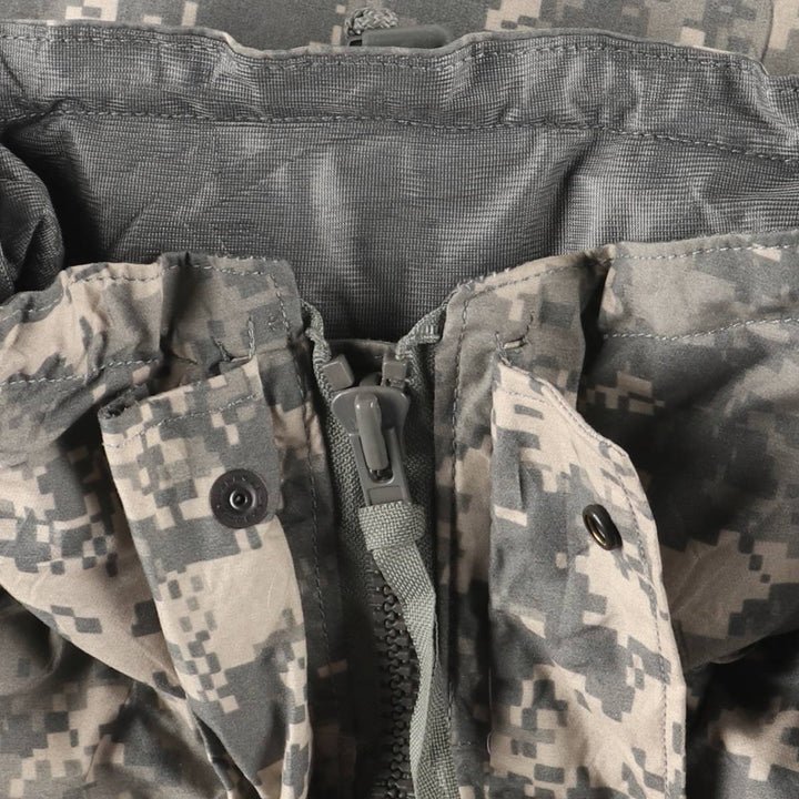 Authentic 2000'S US military camouflage pattern ACU digital camo military Gore-Tex parka, made in the USA, size LARGE-REGULAR, equivalent to men's L cotton Khaki type Vintage Second Hand