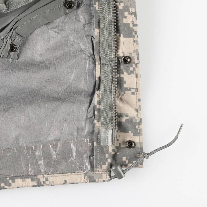Authentic 2000'S US military camouflage pattern ACU digital camo military Gore-Tex parka, made in the USA, size LARGE-REGULAR, equivalent to men's L cotton Khaki type Vintage Second Hand