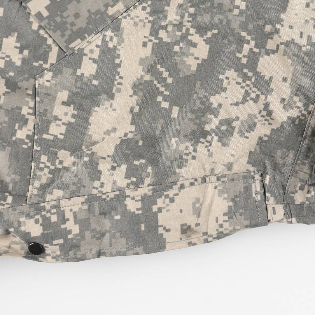 Authentic 2000'S US military camouflage pattern ACU digital camo military Gore-Tex parka, made in the USA, size LARGE-REGULAR, equivalent to men's L cotton Khaki type Vintage Second Hand