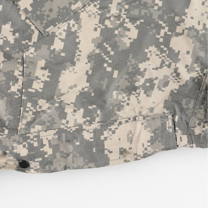 Authentic 2000'S US military camouflage pattern ACU digital camo military Gore-Tex parka, made in the USA, size LARGE-REGULAR, equivalent to men's L cotton Khaki type Vintage Second Hand