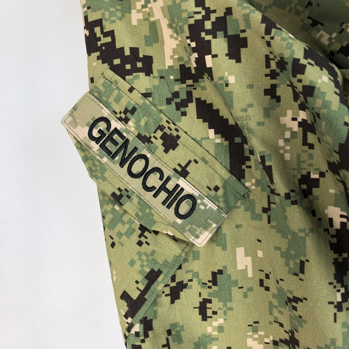 Authentic US military camouflage pattern military Gore-Tex parka, made in the USA, medium short, men's size M. Nylon Khaki type Vintage Second Hand