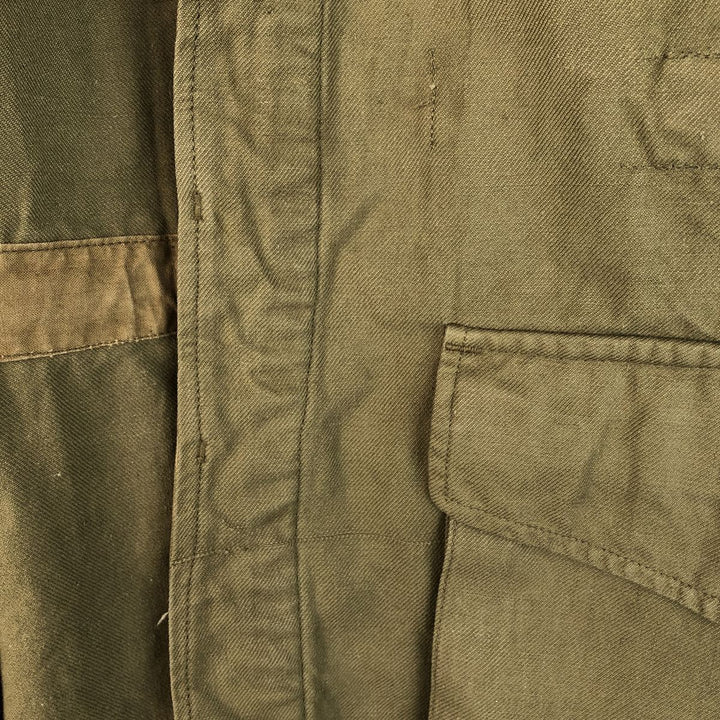 Vintage French Army M-47 Military Field Jacket, Men's Size L unclear Khaki type Vintage Second Hand
