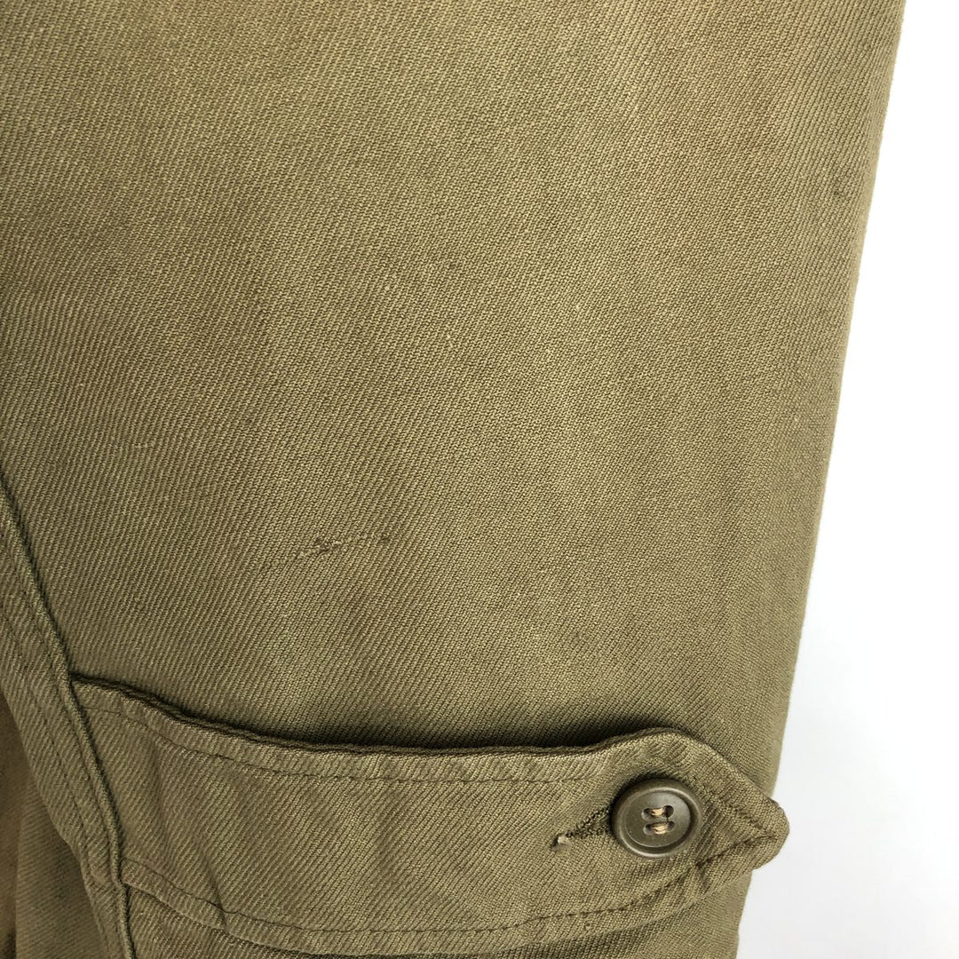 Vintage French Army M-47 Military Field Jacket, Men's Size L unclear Khaki type Vintage Second Hand