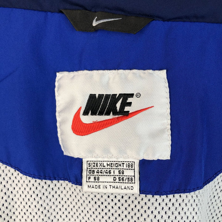 90s-00'S Nike Windbreaker, Men's XL polyester navy blue type Vintage Second Hand